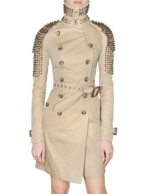 burberry prorsum studded trench|burberry trench coat size guide.